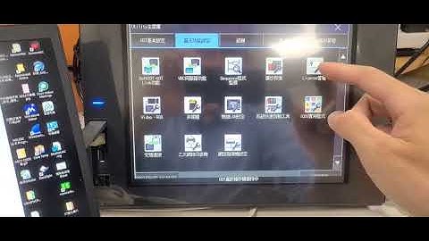筆電透過VNC功能監控三菱GOT2000人機(GT Designer3)(NB monitors  GOT2000 HMI ( through VNC)