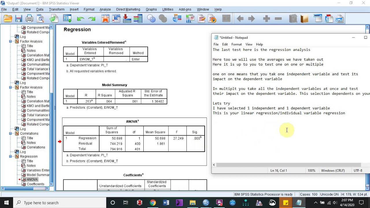 Regression Analysis - YouTube