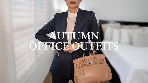 EXPRESS TRY ON HAUL 2022 - Autumn Office Outfits - The Allure Edition
