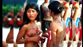 isolated tribe Xingu Indigenous Territory at Brazil