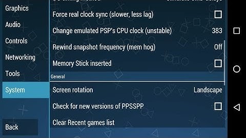 PPSSPP 1.6.3 Best settings For Android 2018
