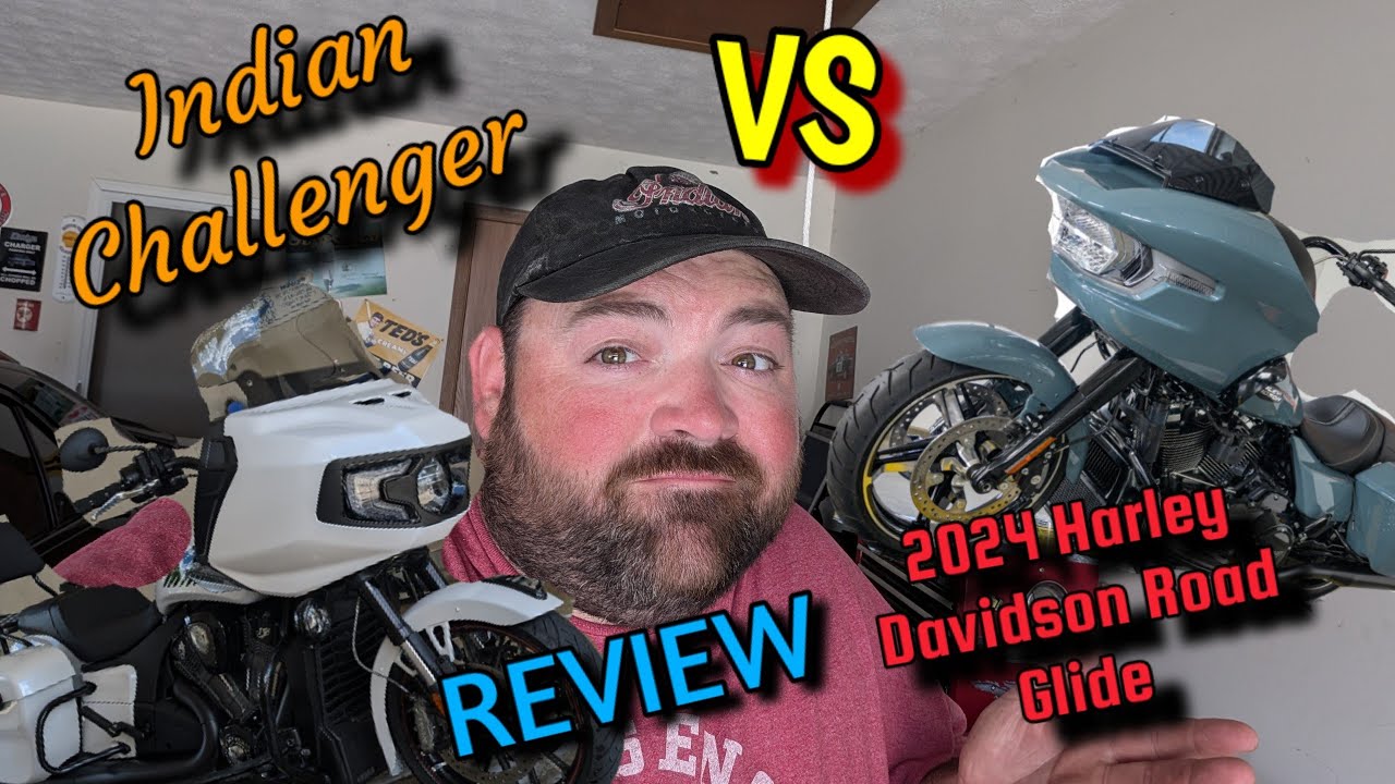2024 Harley Davidson Road Glide Review ( vs Indian Challenger)