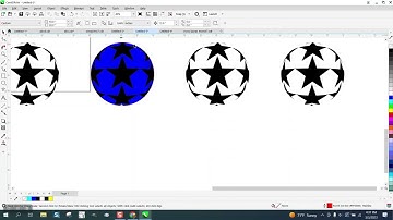 Corel Draw Tips & Tricks 3D Seamless Pattern with a ball and a box Part 4