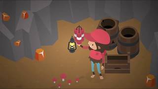 Cave exploration and finding treasure map pieces in Sneaky Sasquatch