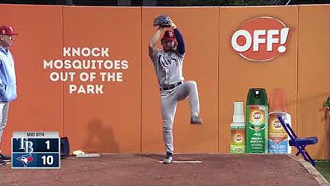 Brett Phillips takes the mound for Rays in blowout...