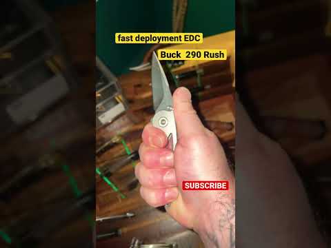 Discontinued 290 Rush from BUCK… very fast deployment! Perfect EDC.  Find them on Ebay SUBSCRIBE 