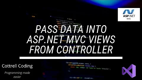 3 Pass data into ASP Net MVC views from controller