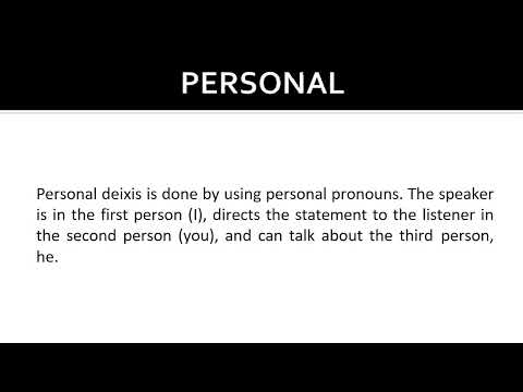 SEMANTICS DEIXIS 8th GROUP TBI5A 2022 2023 