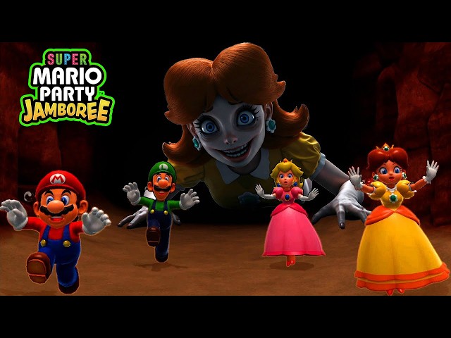 Super Mario Party Jamboree - Mario vs Luigi vs Daisy vs Peach