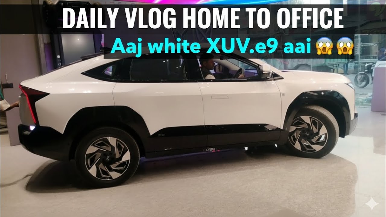 Daily vlog Home to office ,, आज आई white xev9🔥🔥💫💫✅✅How to make it viral..