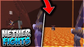 intense nether fights (close calls) + running in bases | Minecraft HCF
