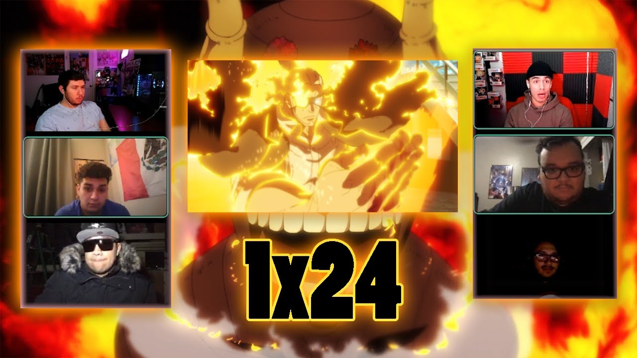 SEASON FINALE!!! FIRE FORCE 1X24 REACTION!!! THE BURNING PAST