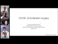 1st IFSO Webinar Special Edition - 'Worldwide impact of Coronavirus in Bariatric Surgery'