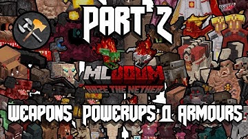 Minecraft DOOM Mod - Weapons, Armours & Powerups