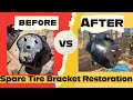 Jeep Spare Tire Bracket Restoration