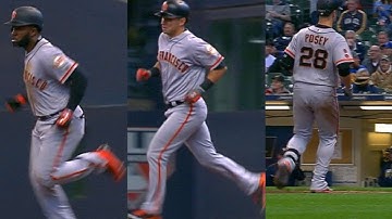 SF@MIL: Span, Panik, Posey go back-to-back-to-back