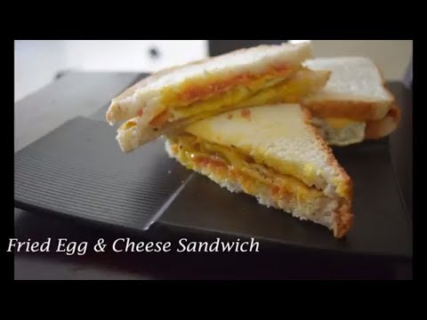 Fried egg & cheese Sandwich | Breakfast Sandwich recipes | 1 minute recipe Videos