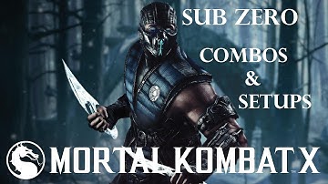 MKX - Subzero (Cryomancer) New Combos & Setups (35%-90%)