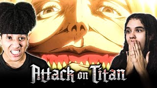 ATTACK ON TITAN 1x1 "To You, in 2000 Years" REACTION | Couples Reaction