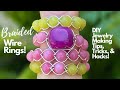 Wire Rings! Learn How To Create A Braided Wire Woven Ring. DIY Jewelry Making Tips, Trick, &amp; Hacks
