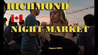 Richmond Night Market, Saturday August 2022. Vancouver, Canada