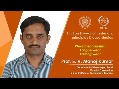 Wear mechanisms: Fatigue wear and Fretting wear