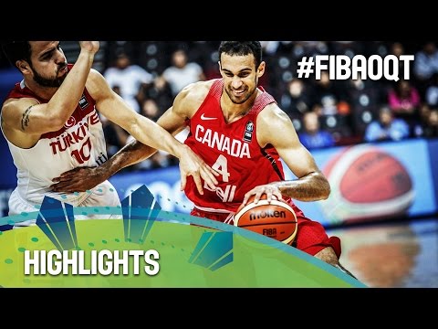 Turkey v Canada - Highlights - 2016 FIBA Olympic Qualifying Tournament - Philippines