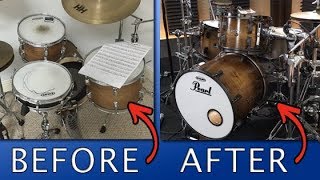 Restoring An Old Drum Set - Part 1: DIY How To Stain A Drum screenshot 3