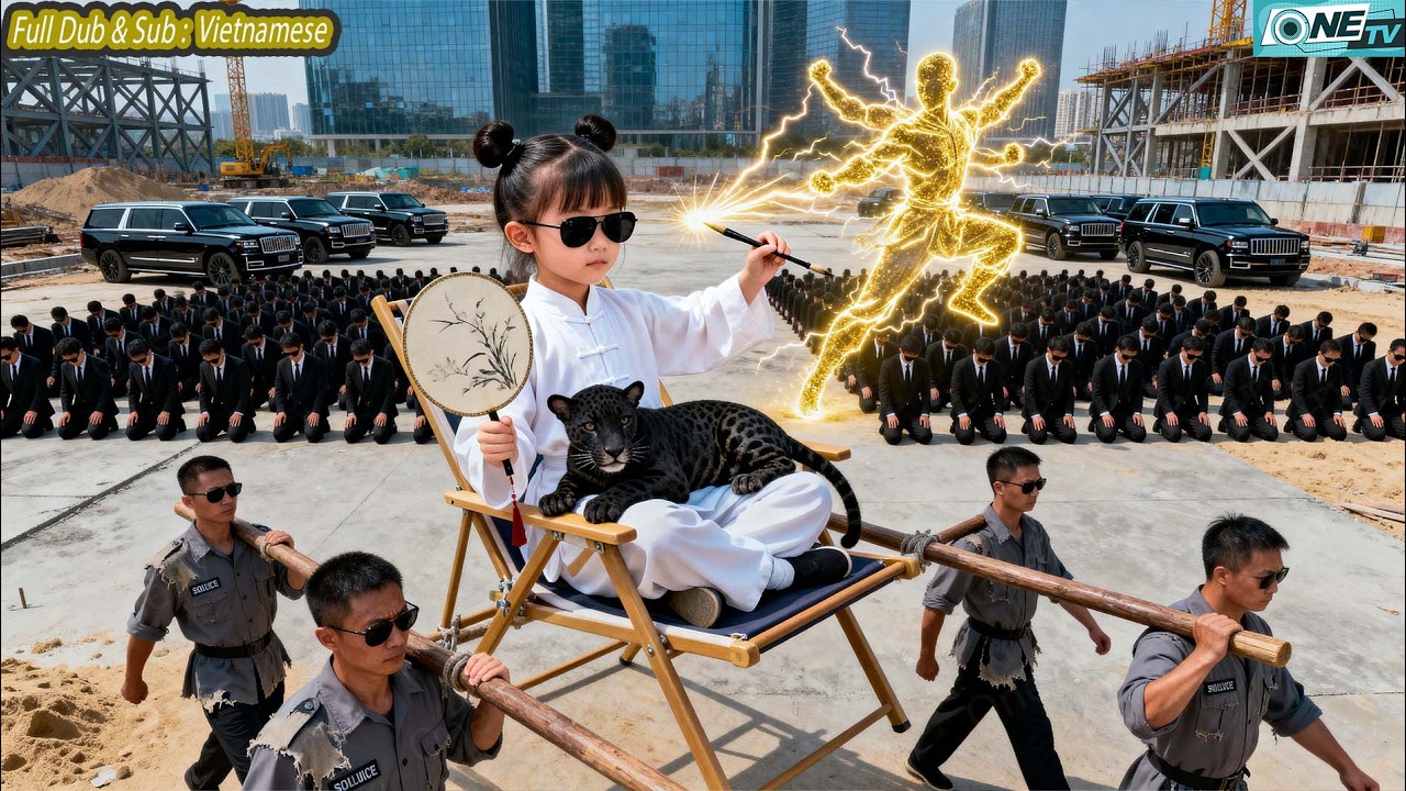 Bé Gái Chiến Thần Xuống Núi Làm Bảo Vệ 1 Tay Vẽ Bùa Đánh Bại Đám Côn Đồ Khiến Cả Đám Quỳ Lạy Xin Tha