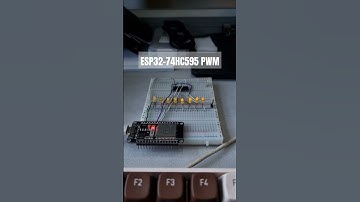 ESP32 - 74HC595 PWM Control #arduino #esp32