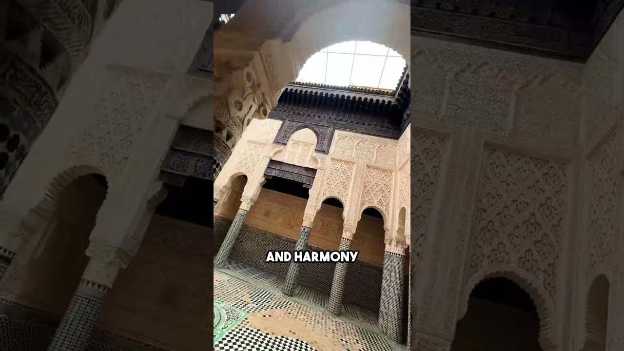 Discover the timeless the beauty of the Marinid Madrasa!