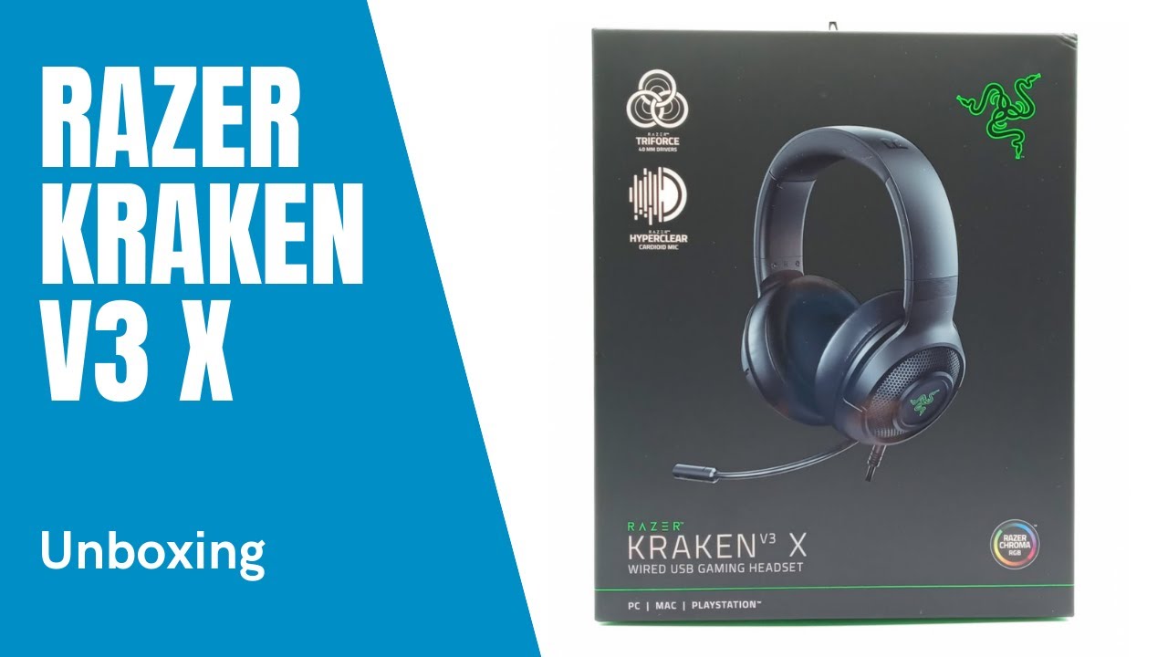 Razer Kraken V3 X: Auriculares gaming con altavoces Razer TriForce