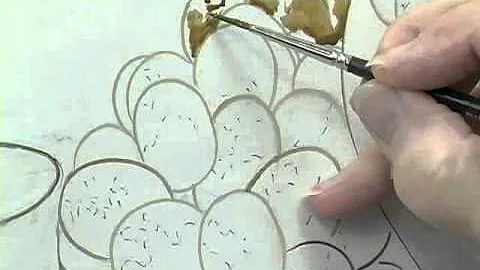 Linda Wise's translucent grape technique using the...