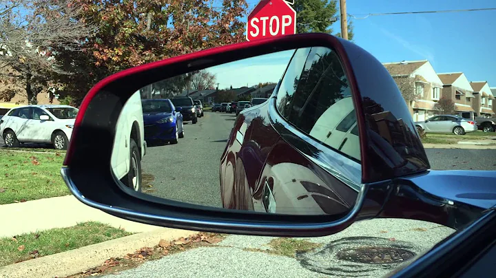Tesla Model S Autopark - Auto-tilt mirrors