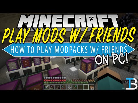 I found a Minecraft mod that allows you play with friends in your