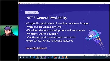 "Introduction to .NET5" By Jeff Fritz (Microsoft)