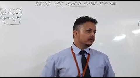 Online class on protected access permission in C++ by Piyush Singh PPTC Rewa
