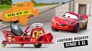 Buying a Full Size Crazy Cart on Marketplace//Lightning McQueen Stage 5 XL