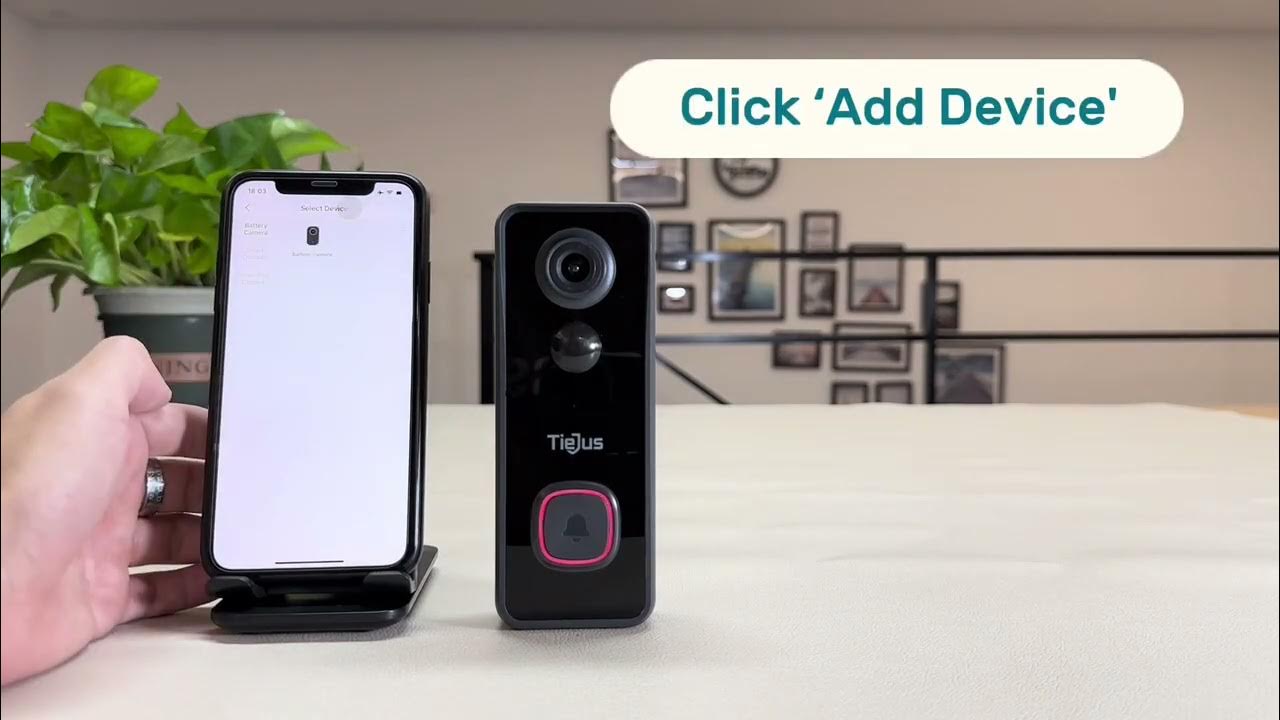How to connect TieJus × ZUMIMALL J9 doorbell camera to ZUMIMALL APP