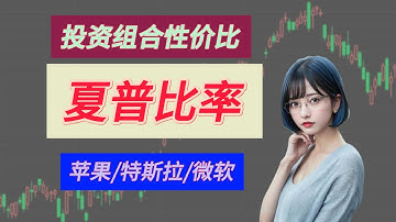 夏普比率 | 衡量投资组合性价比的尺子 | 量化投资 | 收益率风险比 | 苹果 | 特斯拉 | 微软 | python量化编程