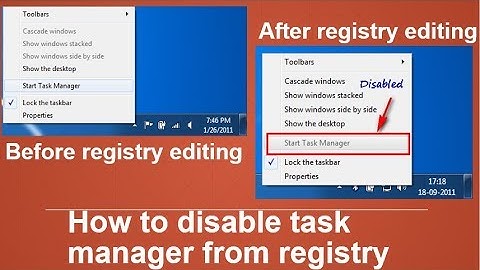 Registry Hack ! How to disable task manager | Hindi