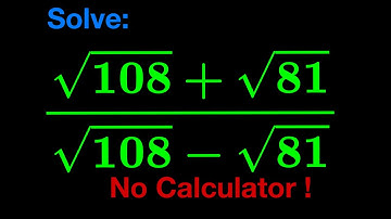 A nice problem | Math Olympiad | How to simplify Surds