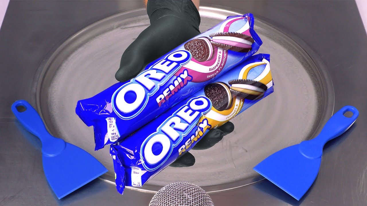 ASMR OREO Remix - Ice Cream Rolls | this is a Remix Mix of Oreo ...