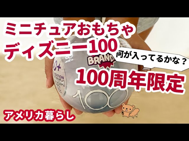 ミニブランズ　ディズニー　100周年記念　限定デザイン　海外ガチャ