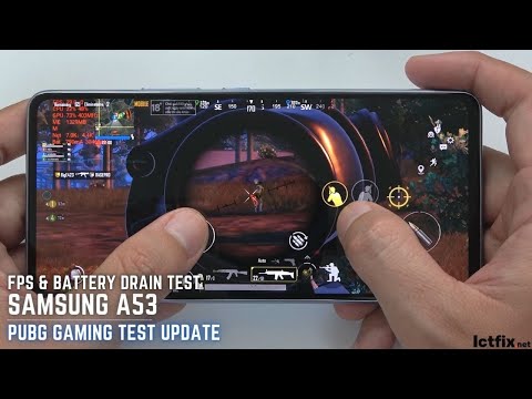 Samsung Galaxy A53 PUBG Gaming test New Update