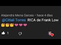 Frank Low - RICA letra (letra/lyric) video dedicado: *Alejandra Mena Garces*