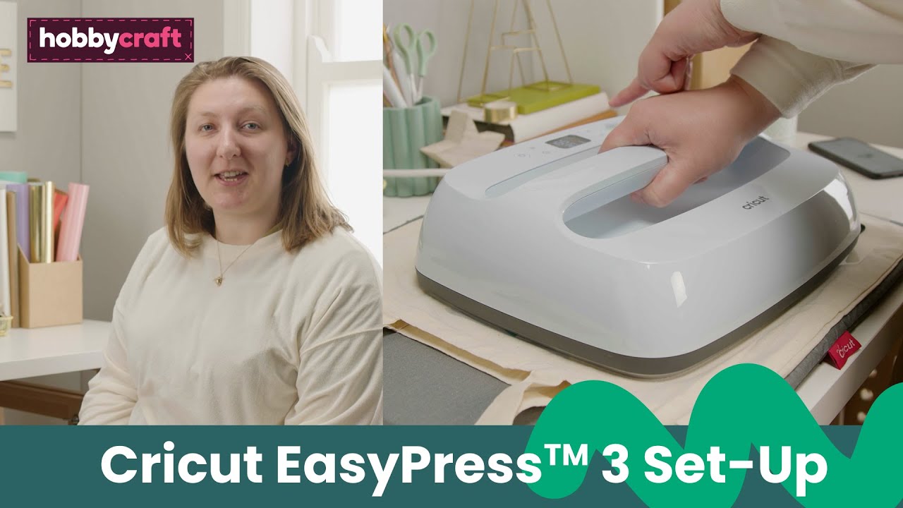 Cricut Easypress 3 and Mini Press Heat Press Machine Iron-On Bundle