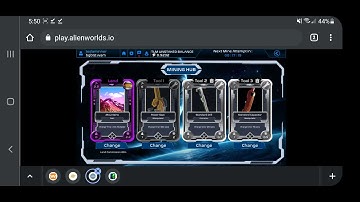 Alien Worlds cannot change land while bag is looked