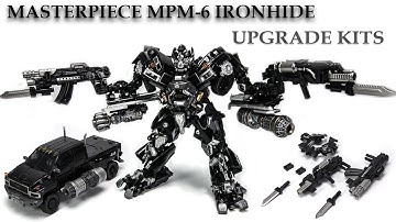 Transformers Movie Masterpiece MPM-6 IRONHIDE DNA DK-12 Upgrade kit Vehicles Car Robot Toys