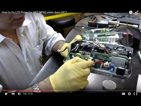 Repair Video Projector NEC NP60